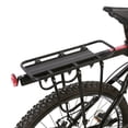 thumbnail image 1 of Aluminum Alloy Mountain Bike Rear  Luggage Rack Carrier, Adjustable for Bikes with  Post Diameter Less Than 33mm, 1 of 7