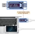 thumbnail image 2 of Portable Charging Tester USB Voltmeter Ammeter Digital for Tablet/Laptop/Charger, 2 of 9