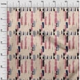 thumbnail image 3 of oneOone Velvet Light Beige Fabric Abstract Stroke With Texture Craft Projects Decor Fabric Printed By The Yard 58 Inch Wide, 3 of 5