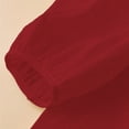 thumbnail image 6 of Vinsonshop Embroidered Tops for Women Gauze Boho Tunic Tops Bohemian Cotton Bohemian Tops Cotton Linen Blouse Gauze Clothes for Summer Beach V Neck Blouses for Women Casual Watermelon Red L, 6 of 9