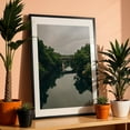 thumbnail image 3 of BRIDGE OVER STILL WATERS - Austin Texas Photography Bridge Nature Landscape Scenic Forest Black Framed Wall Art Print 16 x 24 inches, 3 of 8