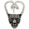thumbnail image 1 of Collier Charm Tête de Léopard Collier Chunky Cool Pendentif Collier pour Halloween, 1 of 10