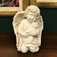 thumbnail image 5 of QIAOIDEA Wings Angel Holding a Cat Statue Faithful Angel Memory Memorial Cat Pet Figurine, 5 of 5