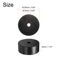thumbnail image 2 of 4 Packs Rubber Spacers 100mm OD, 15mm ID, 40mm Height Round Anti Vibration Spacer Thick Rubber Washers, 2 of 6