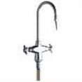 thumbnail image 2 of Single Hole 2-Handle High Arc Laboratory Faucet in Chrome with 5-1/4 in. Rigid/Swing Gooseneck Spout, 2 of 2