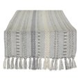 thumbnail image 1 of Design Imports DII Cool Gray Braided Stripe Table Runner 15x108, 1 of 4