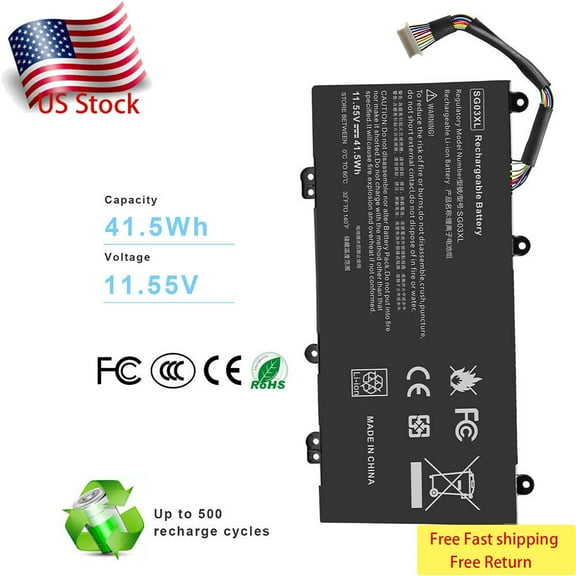 11.55V SG03XL SGO3XL Battery for HP Envy 17 Notebook M7 HSTNN-LB7E 849315-850