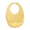 thumbnail image 2 of Babero De Alimentación Para Bebé, Protección De Tela, Banda Para El Cuello, Unisex, Lavable, Amarillo Claro Macarena  babero de manga larga, 2 of 8