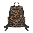 thumbnail image 3 of Daiia Leopard Print School Backpack for Men and Women Lightweight Backpack Durable Backpack Water-Resistant,Travel,Work Bag, 3 of 9