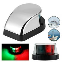 Red Green LED Boat Navigation Light 12V Waterproof Sailing Signal Lamp Marine Yacht Warning Lights Boat Accessories
