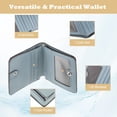 thumbnail image 4 of braveheart Durable Leather Purse For Unisex Compact And Stylish Wallet Easy To In Bag Small Wallet blue 1Set, 4 of 6