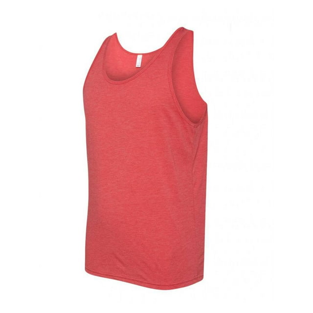 Unisex Jersey Tank - Red Tri-Blend - X-Large