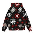 thumbnail image 3 of Hanen Womens Christmas Round Neck Sweatshirt Boutique Top Long Sleeve Printed Shirt Dress Loose Fit Pullover Tops with Pockets Holiday Tunic Dress, 3 of 5