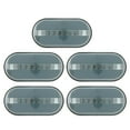 thumbnail image 2 of 5pcs 6LED 12V Side Marker Indicators Lights for Truck Trailer Practical Accessory(Red), 2 of 9