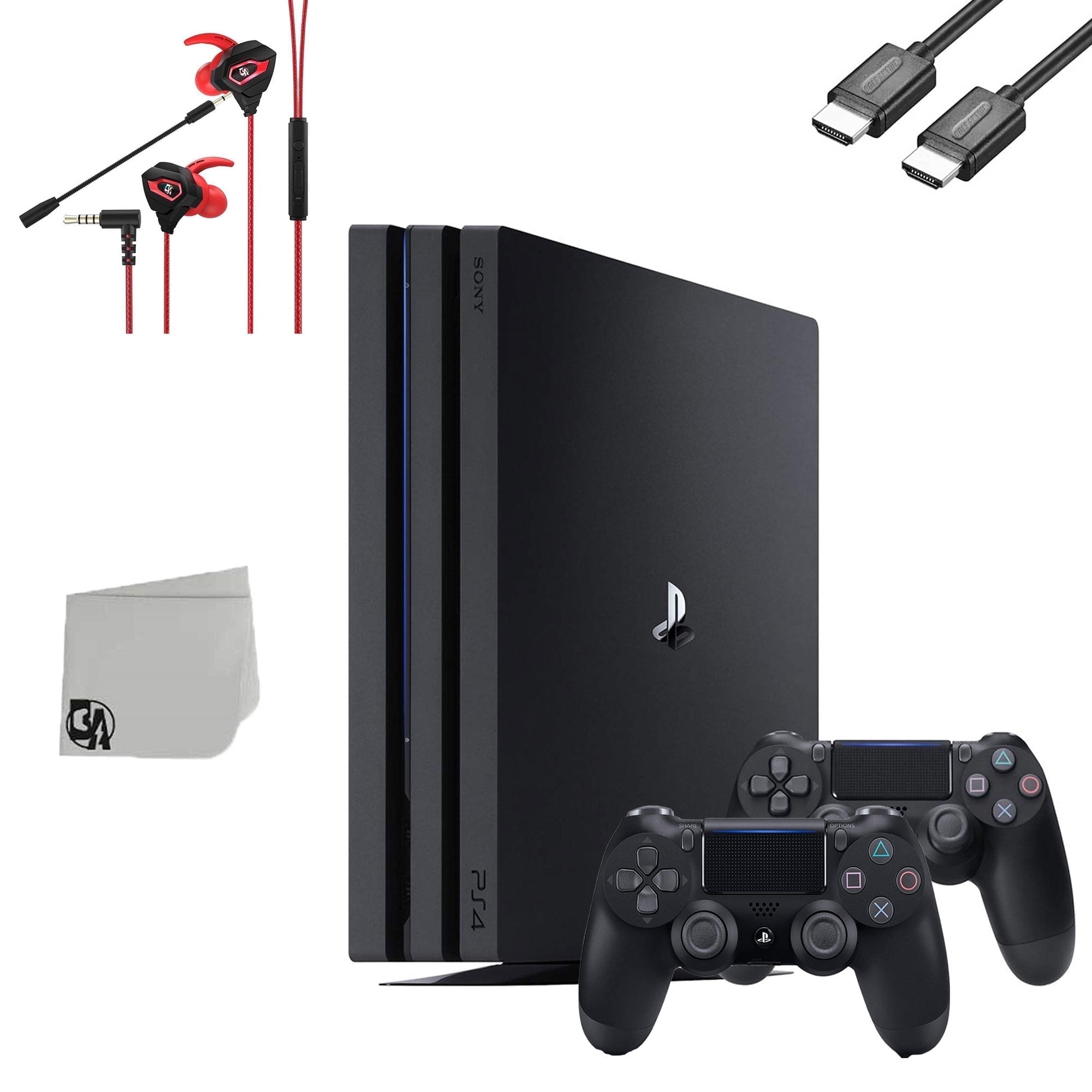 Sony Playstation 4 (PS4) 1TB Slim Console - Jet Black +Game, 2020