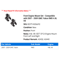 thumbnail image 2 of Front Engine Mount Set - Compatible with 2007 - 2009 GMC Yukon RWD 4.8L V8 2008, 2 of 3