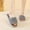 Grey, variant on Ediodpoh Women's Plu Sh Open Toecotton Slippers Flat Bottom Warm Indoor Home Ladies Slippers Grey 7