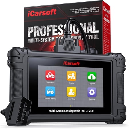 iCarsoft LR V4.0 Automotive Diagnostic Tool with Full Systems Bidirectional Diagnostic Scan Tool, OBD2 Scanner