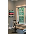 thumbnail image 3 of Foam Roller & Yoga Mat Storage Rack. Holds 4, 8, 12 etc. Modular (Sold by The Pairs and no. of Pairs You get Determines no. of mats/Rollers You Hold). Easy Wall Mount. Hardware Included. Black., 3 of 6