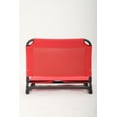 Ozark Trail Extra Wide Stadium Seat with Hooks, Red