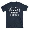 thumbnail image 1 of Wilsey Kansas Classic Established Men's Cotton T-Shirt, 1 of 1