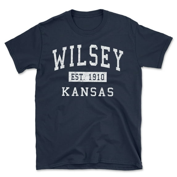 Wilsey Kansas Classic Established Men's Cotton T-Shirt