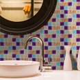 thumbnail image 2 of 10 Sheet Peel and Stick Backsplash Self Adhesive Mosaic Tile Sticker Peel and Stick Tile Backsplash for Kitchen Wall for Bathroom Kitchen Cabinet Shower 4"x4", 2 of 9