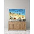 thumbnail image 4 of "Fun at the Beach" Painting Print on Wrapped Canvas, 4 of 5