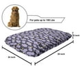 thumbnail image 2 of Night Pet Bed, Fluffy Clouds and Crescent Moon Stars in the Nighttime, Chew Resistant Pad for Dogs and Cats Cushion with Removable Cover, 24" x 39", Lavender Dark Indigo, by Ambesonne, 2 of 4