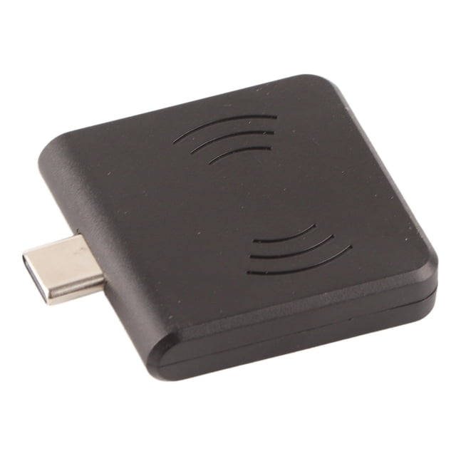 Card Reader, USB Reader Stable Integrated Compact for Document Transmission Black,White