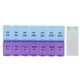 thumbnail image 1 of Estuche para pastillas AM/PM de 7 días, organizador semanal de pastillas, cápsulas, suplementos, vitaminas, pastillero de viaje., 1 of 14