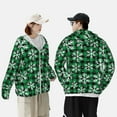 thumbnail image 6 of Fotbe Christmas Pattern At Buffalo Plaid Men's Women's UPF 50+ Sun Protection Jacket Hooded Cooling Shirt with Pockets Hiking Outdoor Performance-XX-Large, 6 of 9