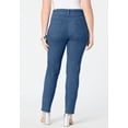 thumbnail image 3 of Roaman's Women's Plus Size High-Rise Tummy Control Straight-Leg Jeans, 3 of 4