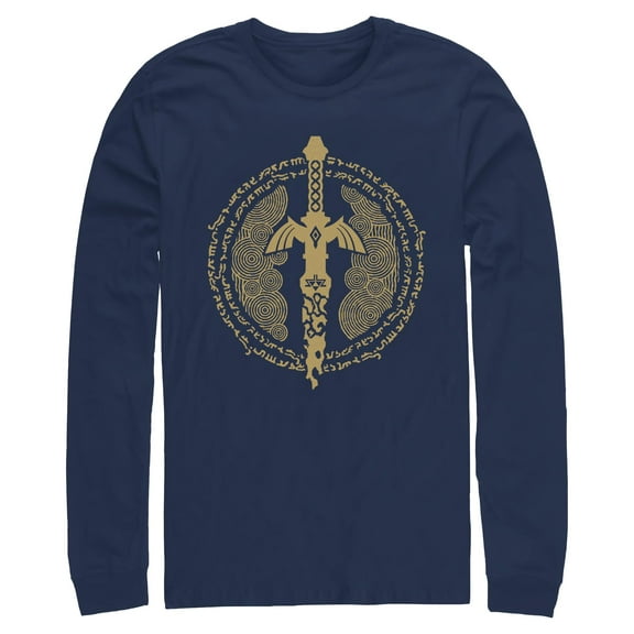 Mens Nintendo The Legend of Zelda: Tears of the Kingdom Master Sword Icon Long Sleeve Shirt