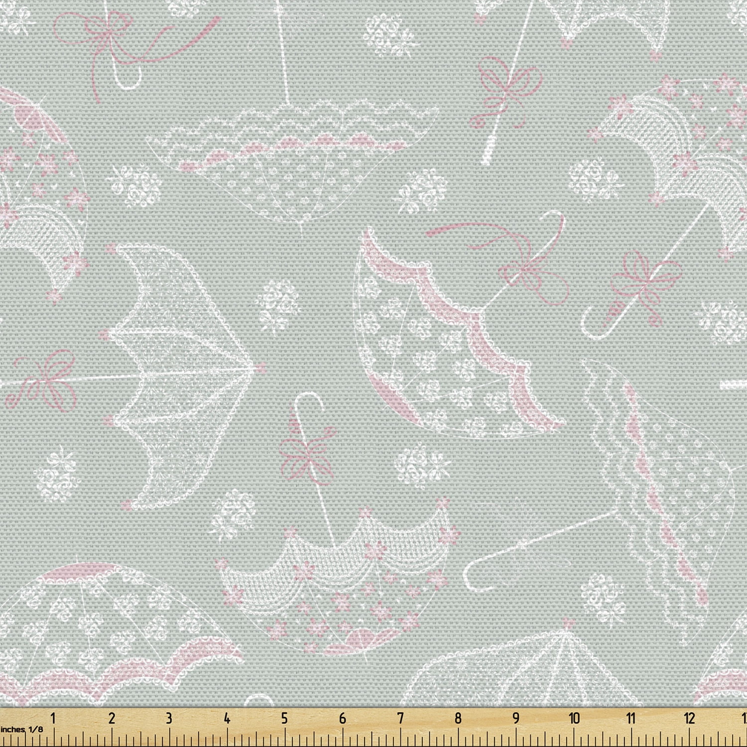 Umbrella Fabric by the Yard, Vintage Wedding Parasols Bridal Shower