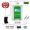 thumbnail image 2 of Low Speed 2M/S 12V 24V AC 400W Vertical Wind Turbine Generator Home Windmill Kit MPPT Controller For Boad Light Battery ,Easy Installation, 2 of 6