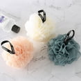 thumbnail image 3 of Loofah-Bath-Sponge Set by Shower Bouquet 2-Pack, Extra Large Mesh Pouf Soft Scrubber for Men and Women - Exfoliate with Big Black & White Gentle Cleanse in Beauty Bathing Accessories, 3 of 6
