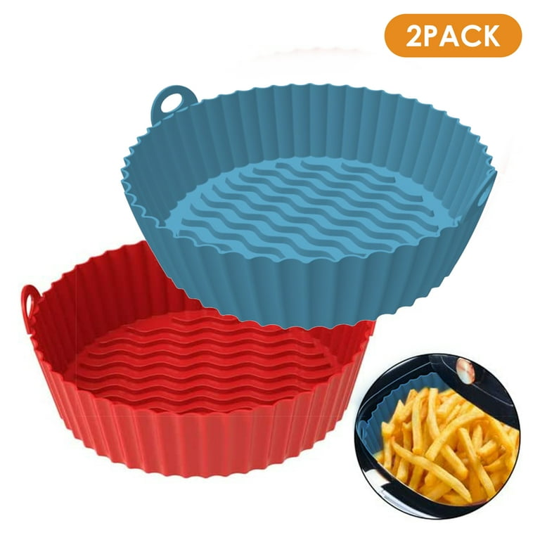 Silicone Air Fryer Liners Foldable Airfryer Mat Reusable Waterproof Kitchen  Tool