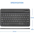 thumbnail image 3 of CWZYJQ-Surface Pro Keyboard, Wireless Keyboard for Surface Pro 8/9/10/11/X/Go 1/2/3, Slim Design and Quiet Typing, Black, 3 of 4
