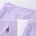 thumbnail image 6 of 1/2 Pack Girls Athletic Yoga Pants Flare Leggings with Pocket, Kids High Waisted Bell Bottoms Skinny Pants Activewear 4-12 Years, 6 of 7