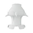 thumbnail image 2 of Cuenco de leche para mascotas, comedero para cachorros, animales pequeños, boquillas múltiples, silicona, antiasfixia para mascotas Base hueca blanca, 2 of 8