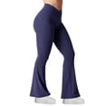 thumbnail image 4 of Leggings acampanados YEOREO Kalie Scrunch azul marino para mujer, 4 of 7