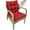 Red, variant on JIAN YA NA 42x21 inches Outdoor Patio Deck Dining Chair Cushions High Back Patio Rattan Seat Pad