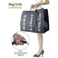 thumbnail image 3 of ３ Bolsa de lavandería con compartimentos, cesta de lavandería plegable, bolsa de almacenamiento con asa, cestas para ropa sucia, 80 L, bolsa de lavandería para dormitorio, hotel,, 3 of 5