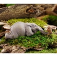 thumbnail image 4 of Top Collection Miniature Garden Elephant Reading Book with Owl, 4 of 4