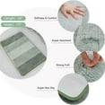 thumbnail image 3 of Ensembles de Rideaux de Douche pour Salle de Bain avec Tapis, Rideau de Douche Vert Ombré avec Crochets 72 x 72 Pouces, Tissu Imperméable, 3 of 5