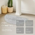 thumbnail image 6 of HOME WEAVERS Waterford Collection Cotton Slice Rug, 17" x 30", Light Gray, 6 of 6