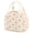 Beige strawberry, variant on NCY Corduroy Insulated Lunch Tote with Front Pocket for Women & Men Leakproof Reusable Meal & Food Bag, Large Capacity for Office, Picnic & Travel Checkered Black