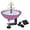 Purple, variant on Solar Bird Bath Fountain Outdoor Garden Mini Solar Powered Water Basin for Backyard Patio Decor with Pump
