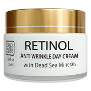 Dead Sea Collection Anti-Wrinkle Day Cream for Face with Retinol Face Cream (1.69 fl. oz),Female